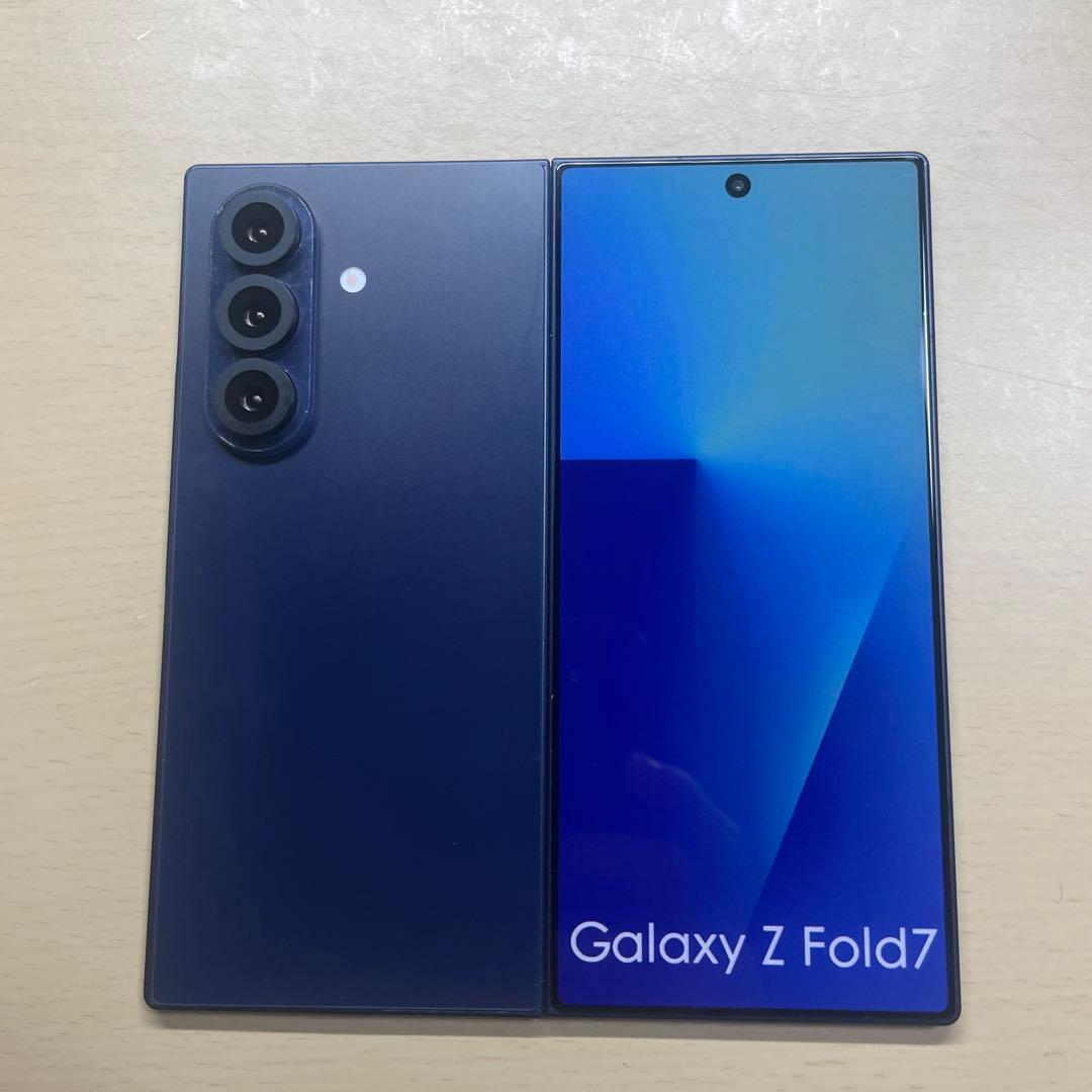 Galaxy Z Fold7 ブルーシャドウ　モックアップ　模型