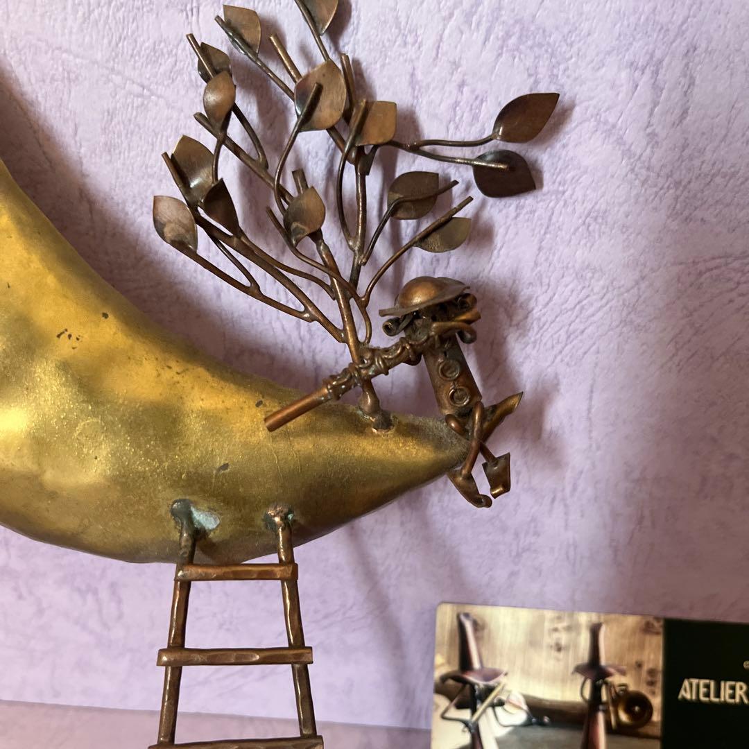 アトリエルートスリー　インテリア　壁かけ　真鍮銅細工
