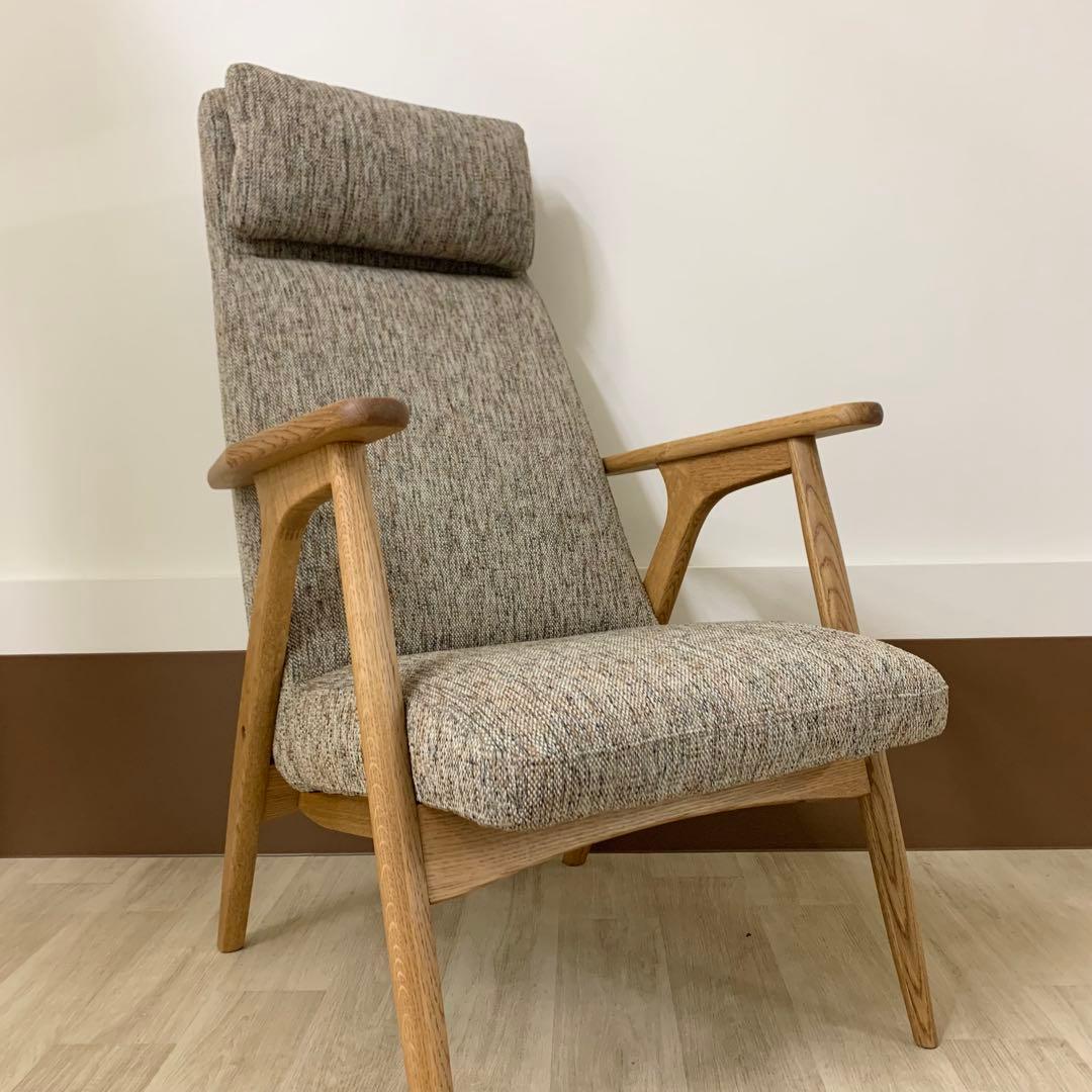 【極美品】unico HESTA ウニコ ヘスタ ラウンジチェア ブラウン