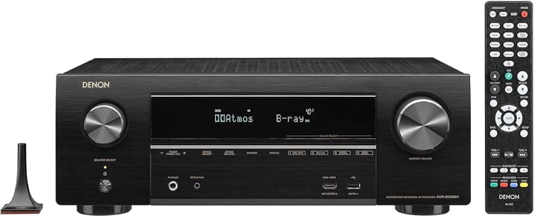 DENON レシーバー　AVR x1600H ブラック