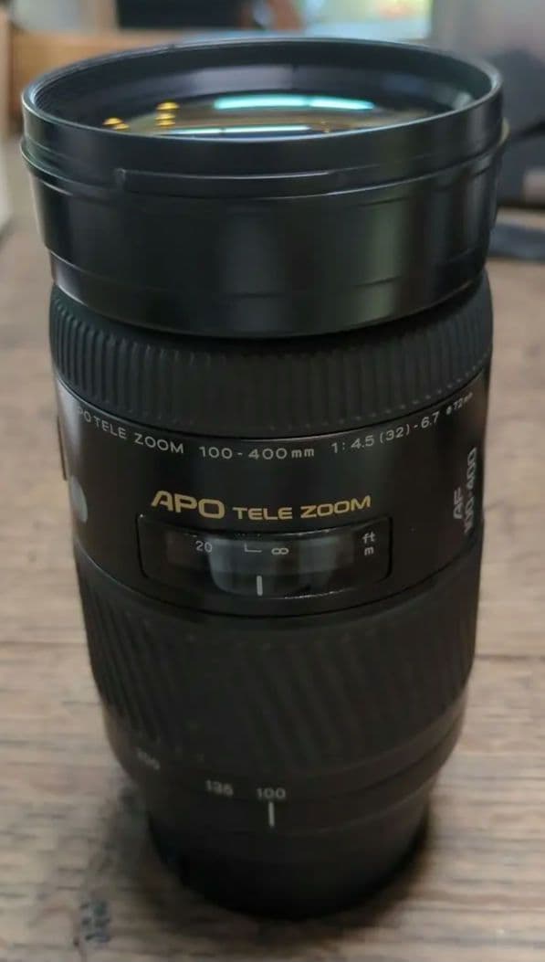 ミノルタ　望遠レンズ　AF APO TELE ZOOM 100-400mm