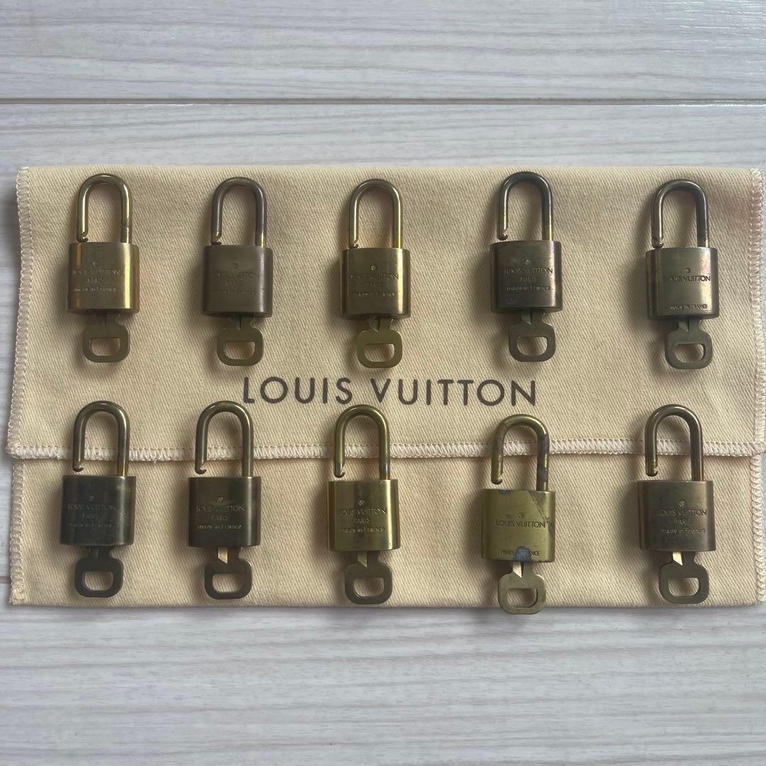 ルイヴィトン　カデナ　パドロック　南京錠　キー　鍵　10個セット