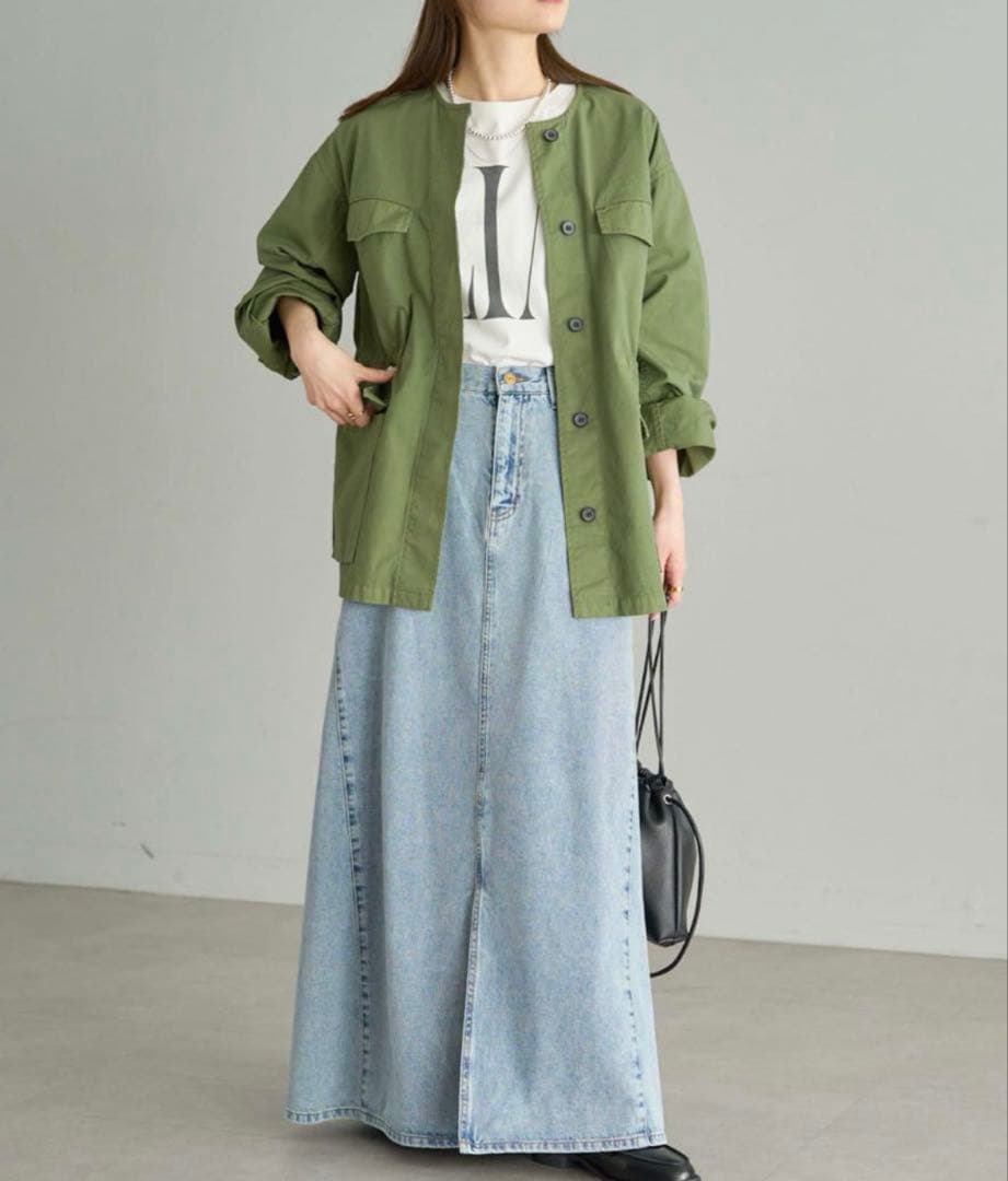 ピュアルセシン　ノーカラーミリタリー