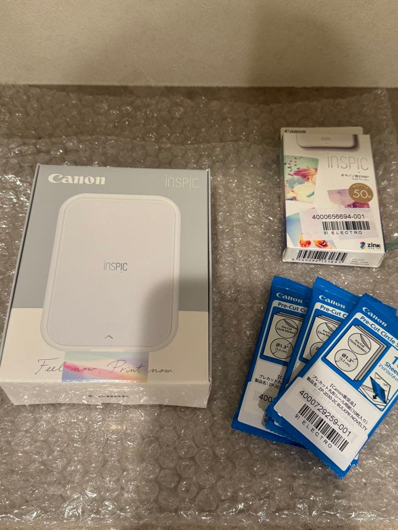 【新品】Canon INSPIC PV-223-WH ポータブルプリンターセット