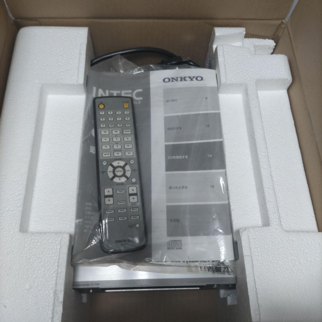 あんこ)ONKYO C-733(S) CDプレイヤー ＋リモコン
