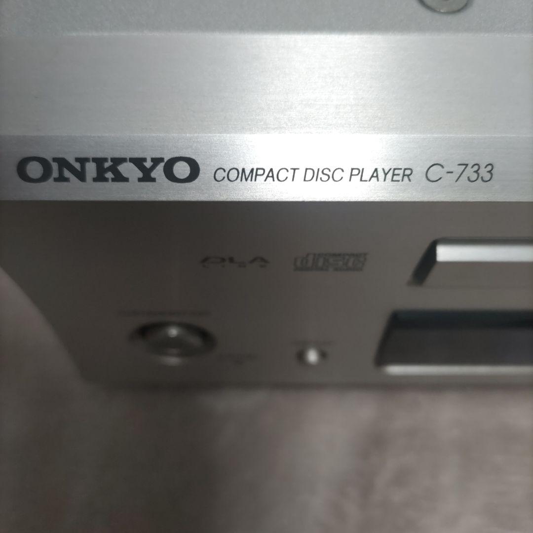 あんこ)ONKYO C-733(S) CDプレイヤー ＋リモコン