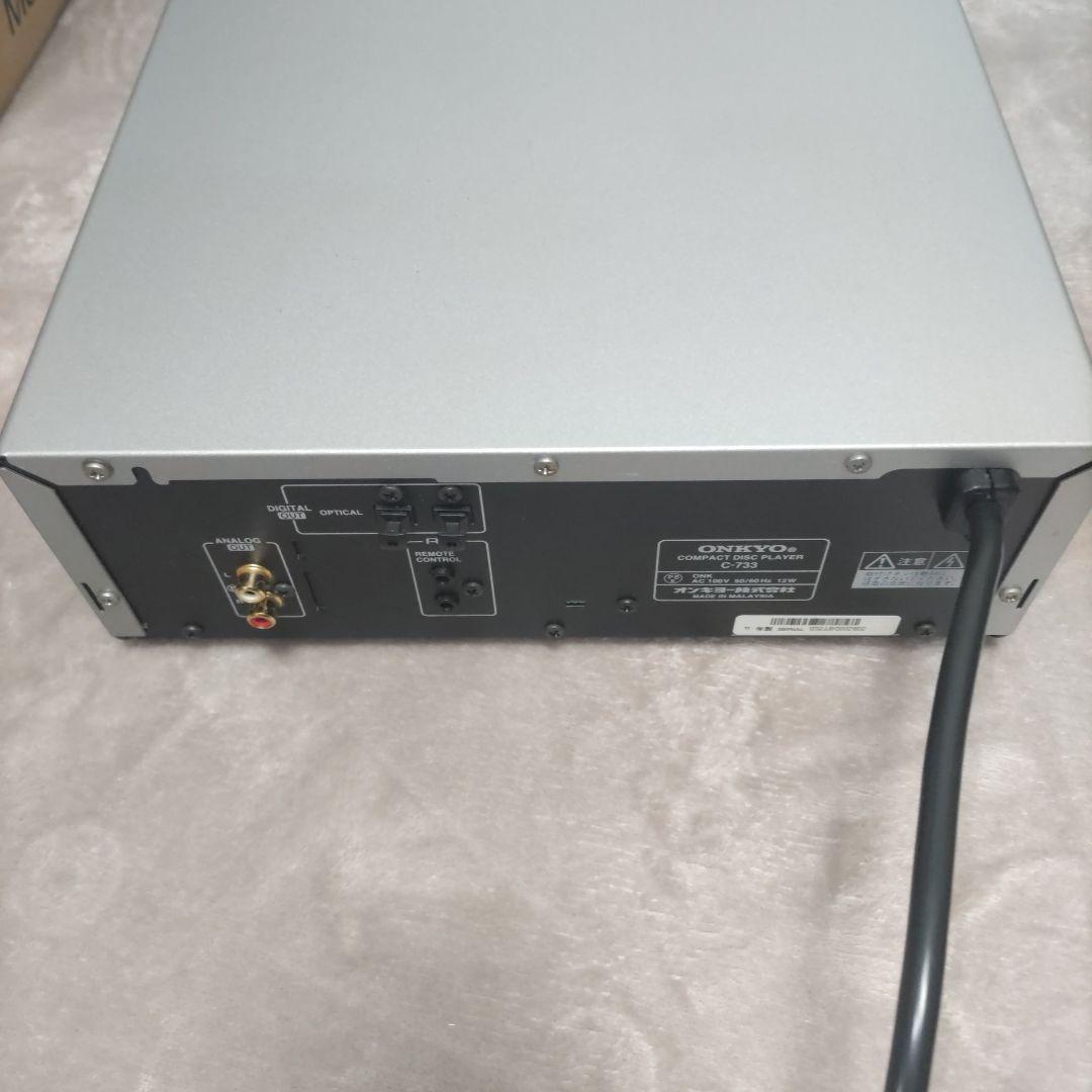 あんこ)ONKYO C-733(S) CDプレイヤー ＋リモコン