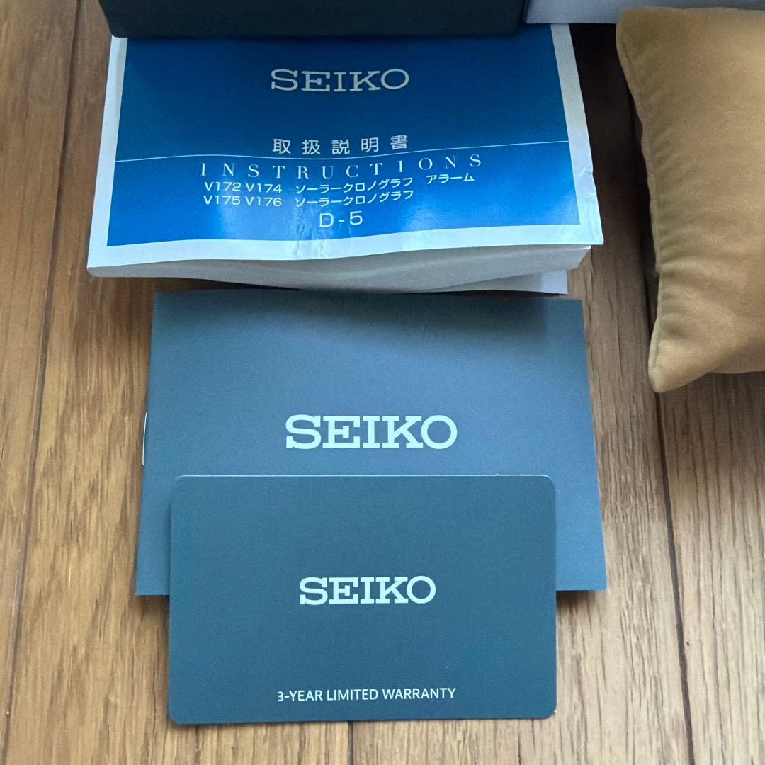 新品未使用❗️セイコーSBPY119 ソーラークロノグラフ 日本製 最安値‼️