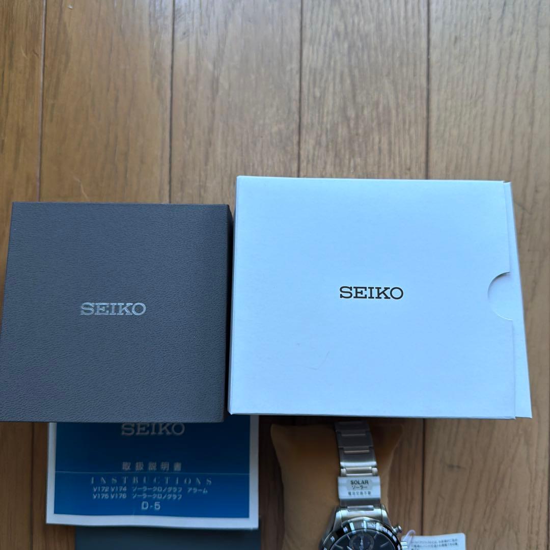 新品未使用❗️セイコーSBPY119 ソーラークロノグラフ 日本製 最安値‼️