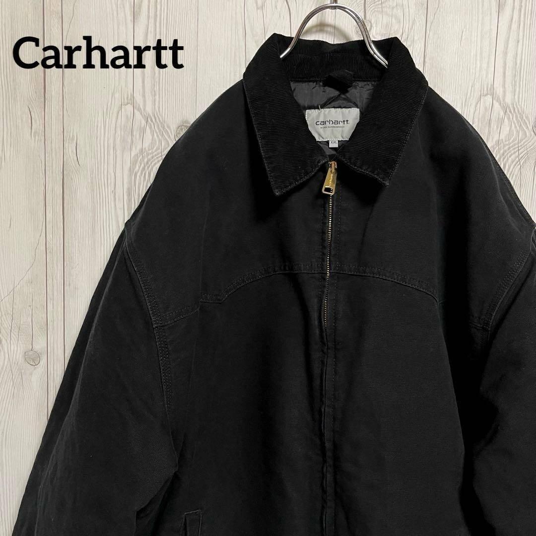カーハート★サンタフェジャケット メンズXXL黒　ワークウェアアウタージャケット