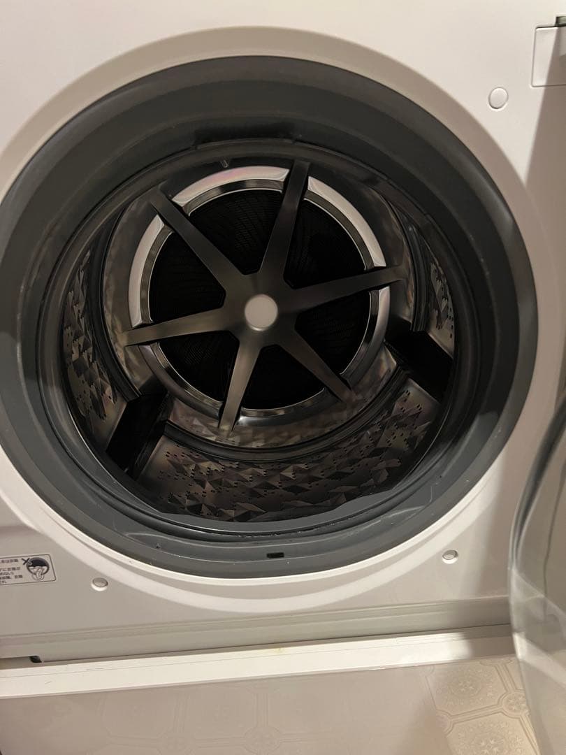 Panasonic cuble キューブルドラム式洗濯機本体ホワイト動作確認未完