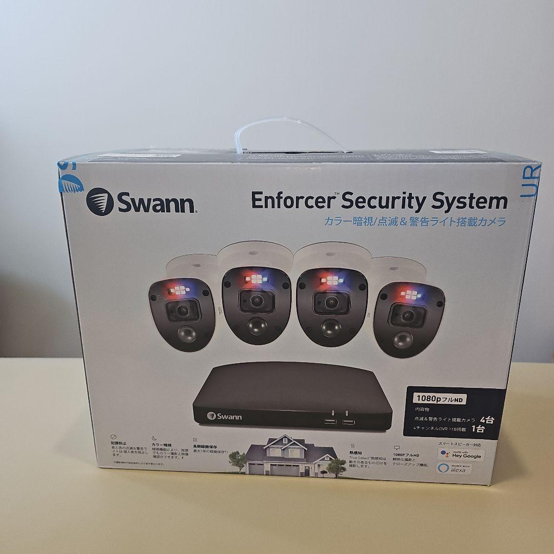 新品未使用（開封済み）Swann 防犯カメラ フルHD 有線