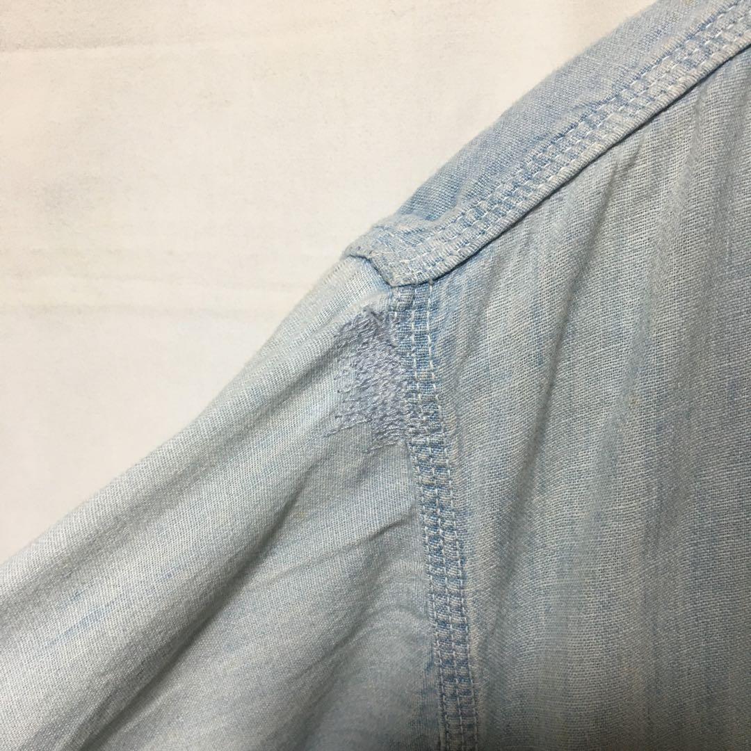 50s big yank シャンブレーシャツ ガチャポケ ボロ vintage