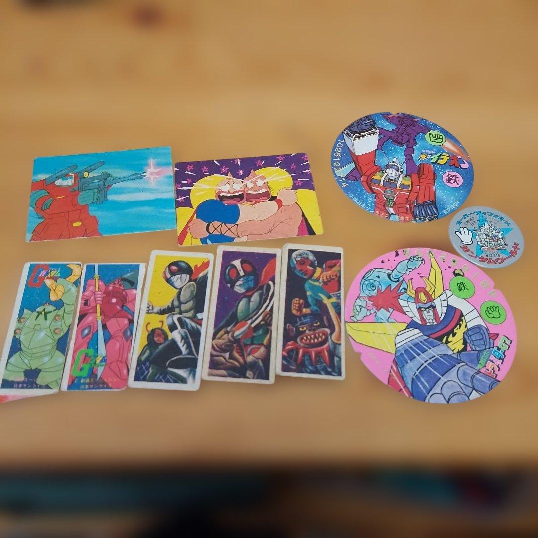 レトロ　ガンダム　仮面ライダー　キン肉マン　10枚