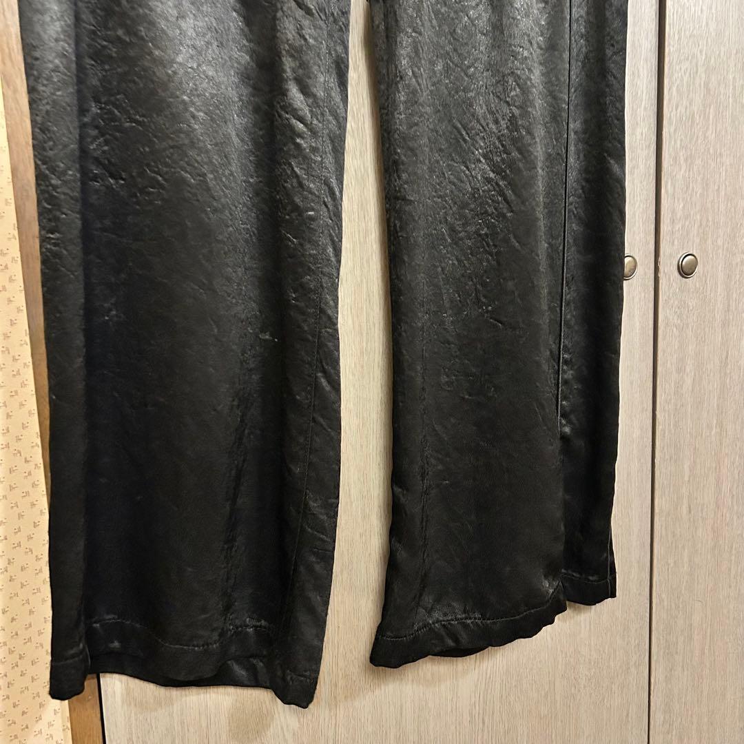 prank project デニムレースブロッキングパンツ 黒 36