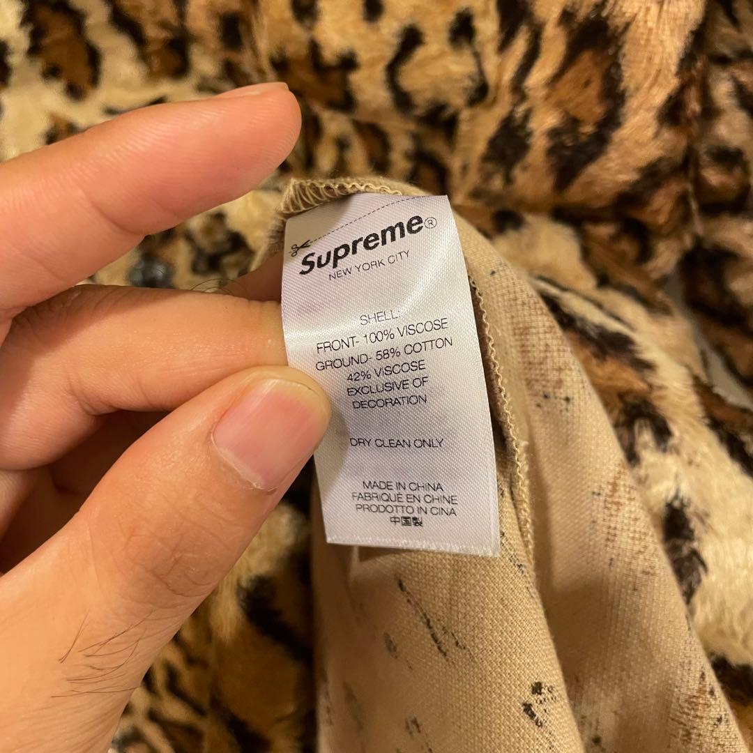 SUPREME goodenough コラボ ヒョウ柄 半袖シャツ Lサイズ