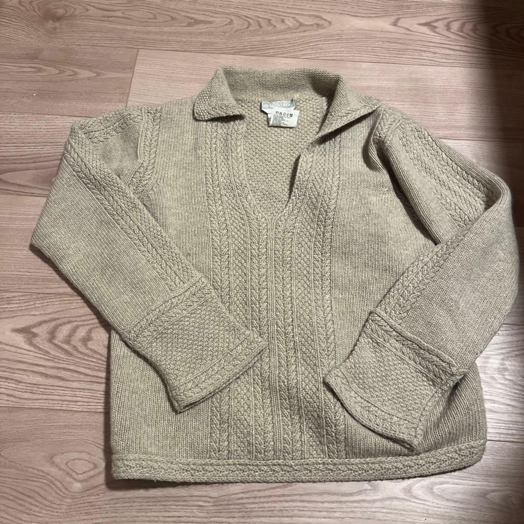 Max Mara マックスマーラ カシミヤ混 ニット セーター イタリア製