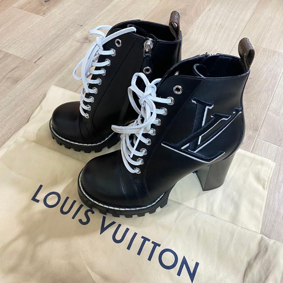 LOUIS VUITTON ルイヴィトン スタートレイルレザーブーツ23cm