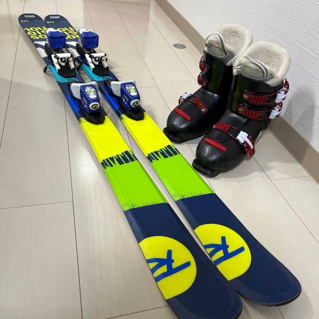 スキーブーツセット　ロシニョール　ジュニア　140センチ　ブーツ23センチ