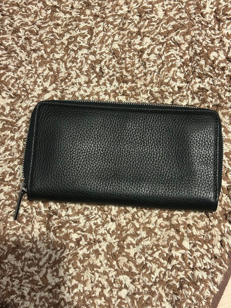 GUCCI ブラックレザー長財布
