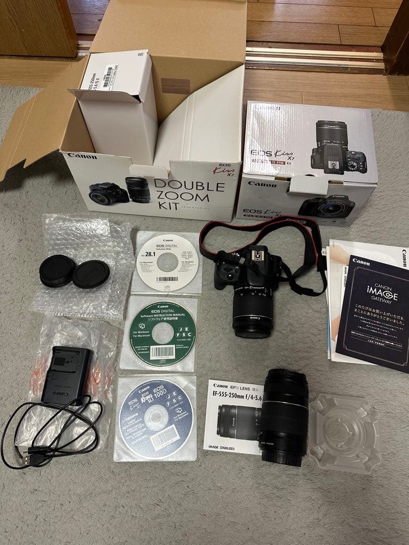k*様 Canon EOS Kiss X7ダブルズームキット　売り切り