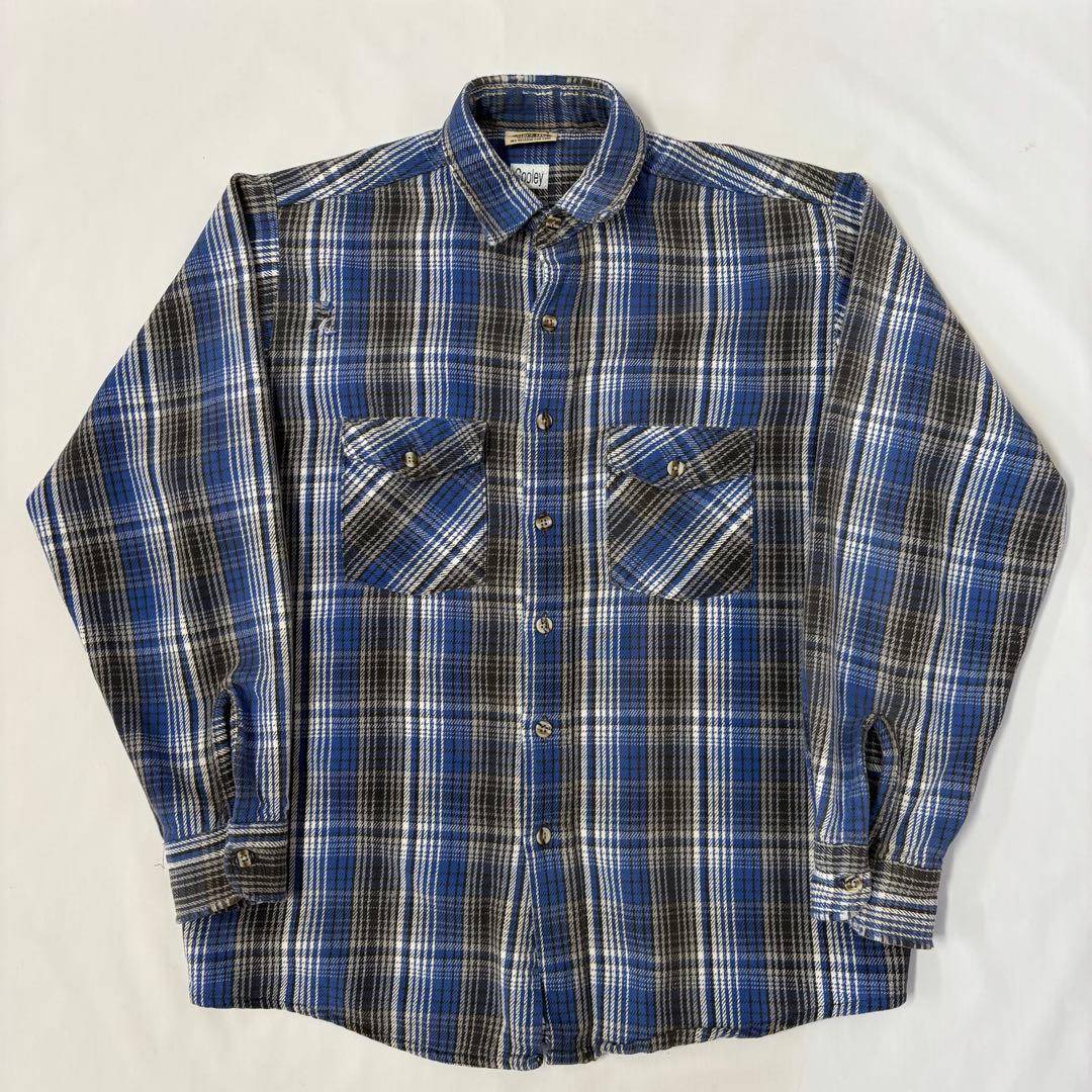 90s USA製 FIVEBROTHER フランネルシャツ メンズ M L