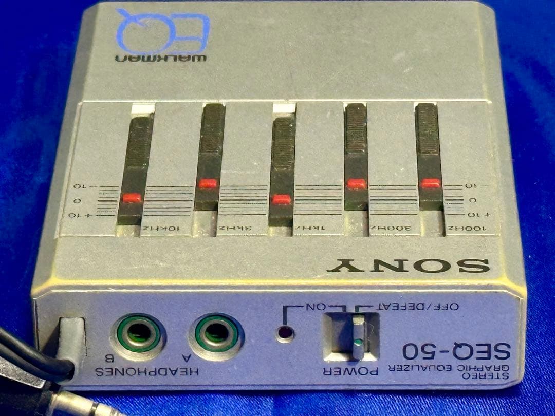 【希少品】SONY ポータブルグラフィックイコライザー　SEQ-50 動作品