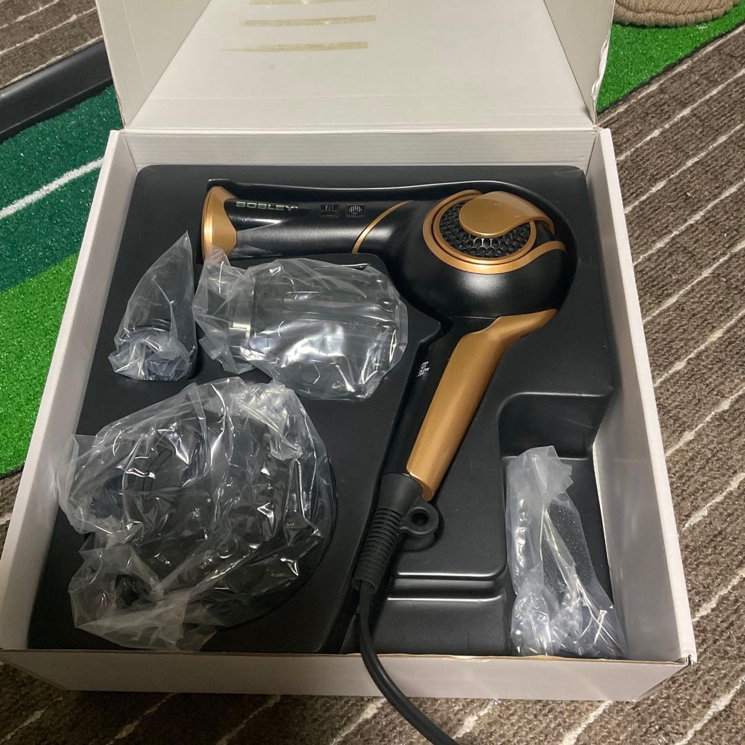 JinBアデランス　BOSLEY ヘアドライヤー ブラック/ゴールド