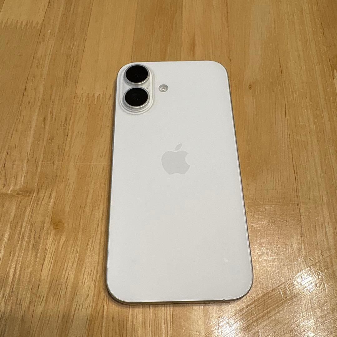 【超美品】iPhone16 128GB ホワイト【即日発送】