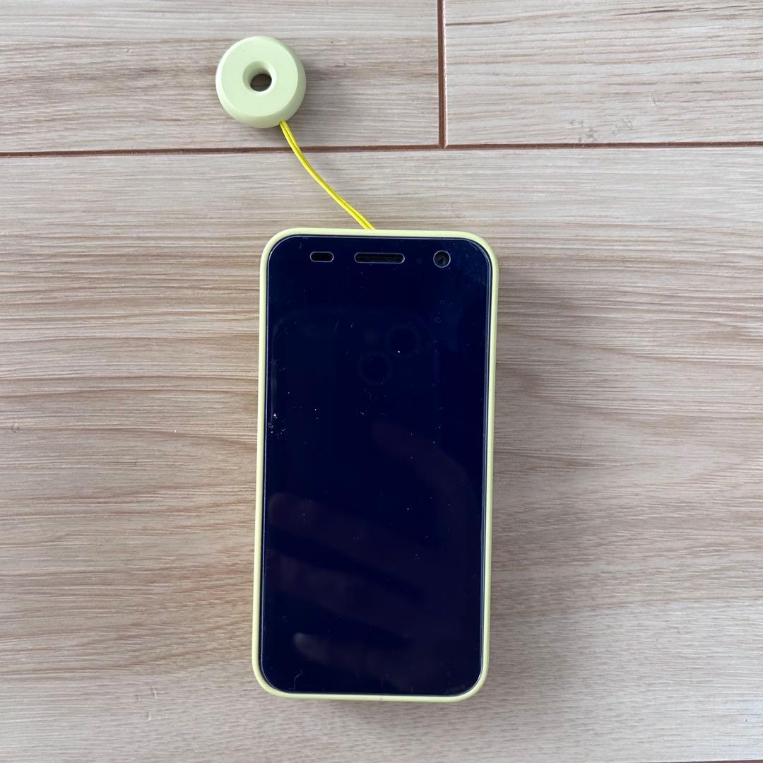 キッズケータイ KY-41C docomo イエロー　カバー付き