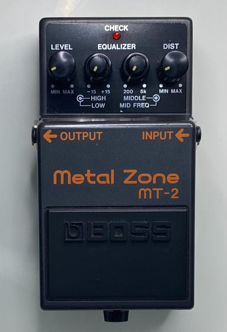 BOSS MT-2 l Zone メタルゾーン 「シルバーラベル」動確済