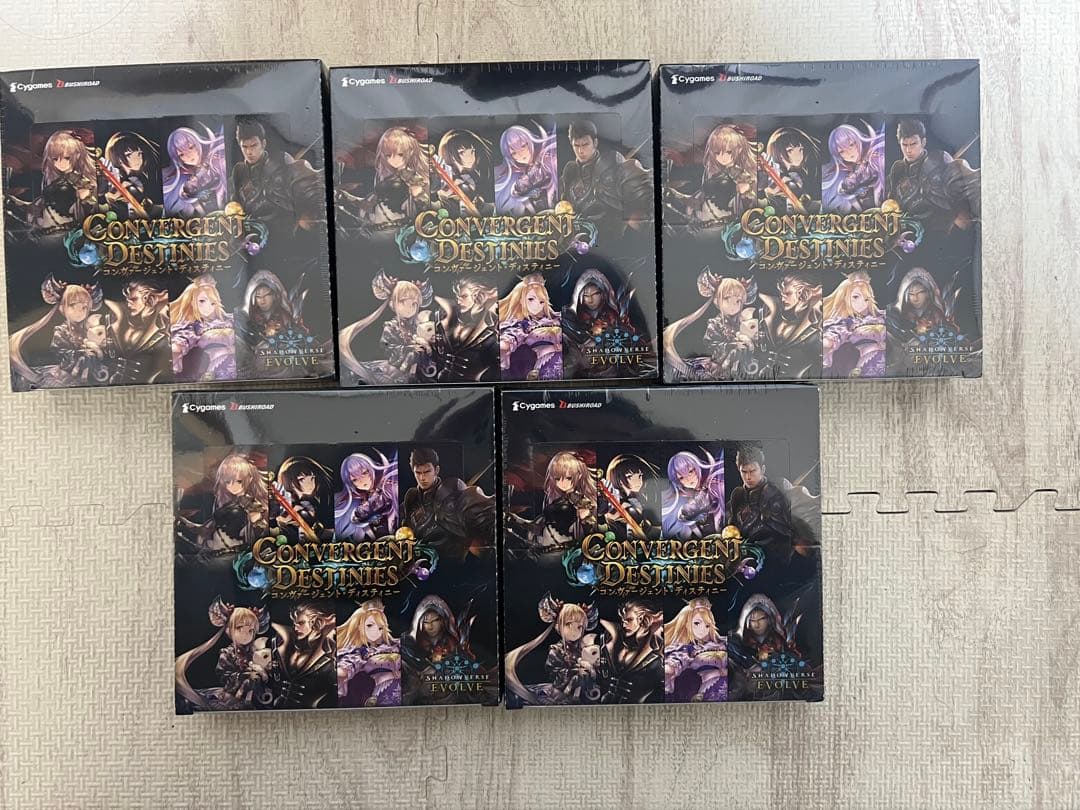Shadowverse EVOLVE コンヴァージェントディスティニー 5box