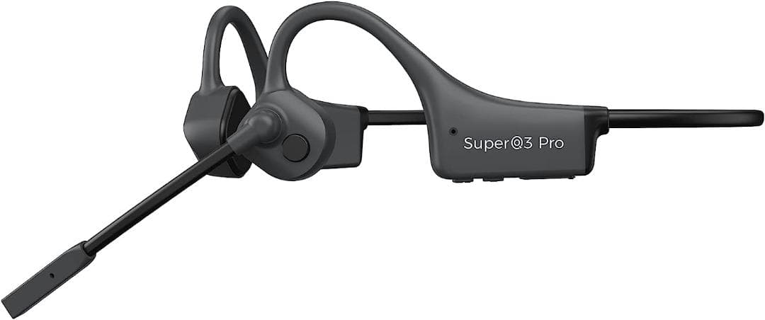 骨伝導イヤホンbluetooth マイク付き ダブルノイズキャンセリング通話専用