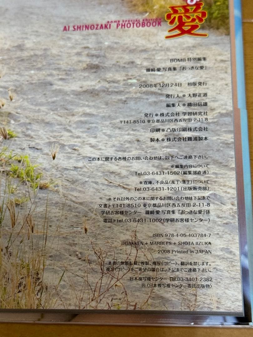 おっきな愛 篠崎愛写真集