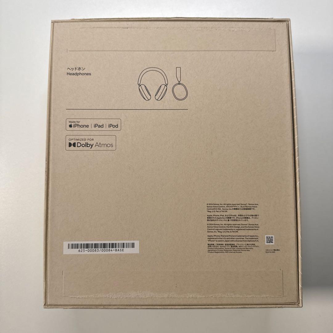 sonos ace (ソノス・エース)ヘッドホンホワイト美品