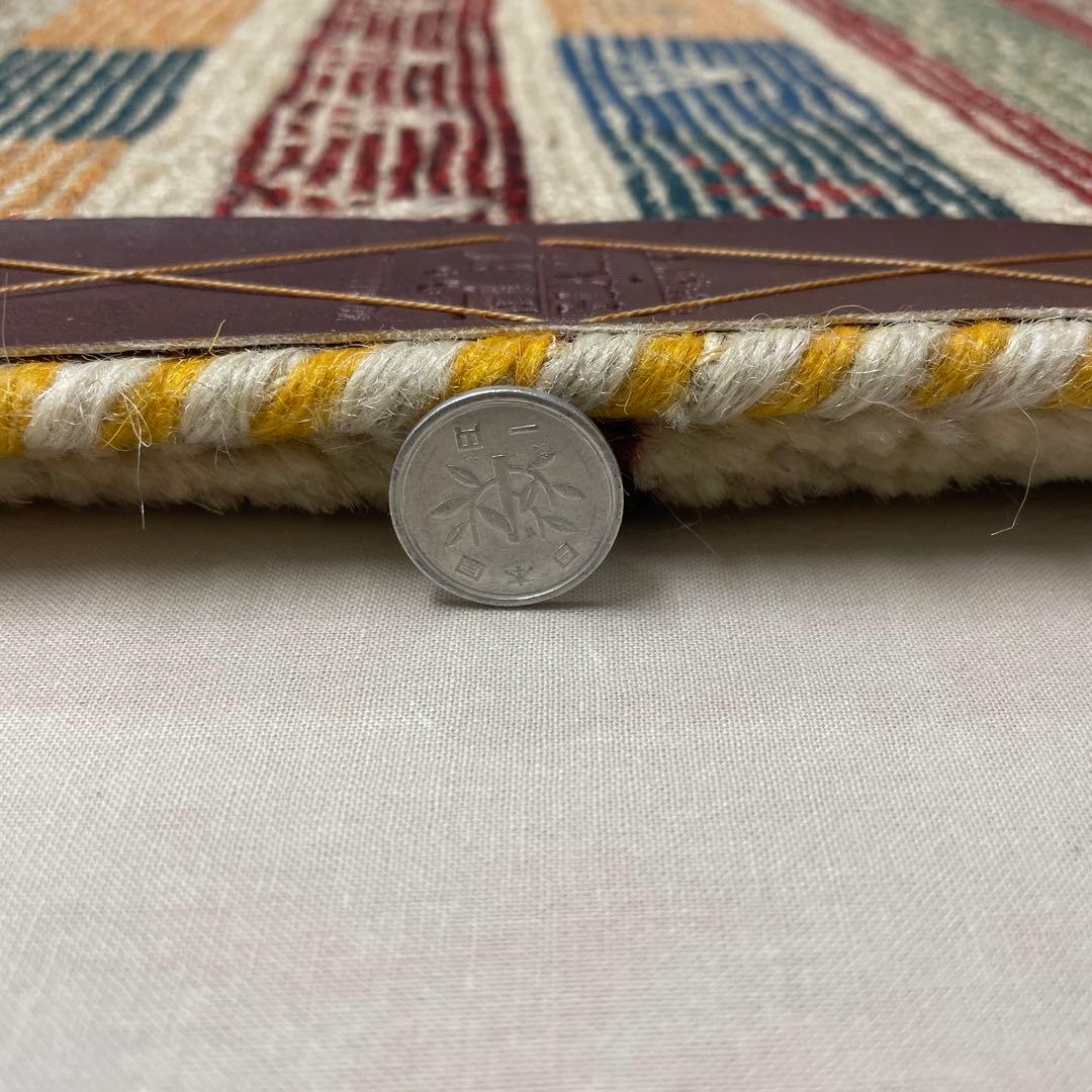 高級ペルシャ絨毯★多色模様ウールラグ★ギャバ