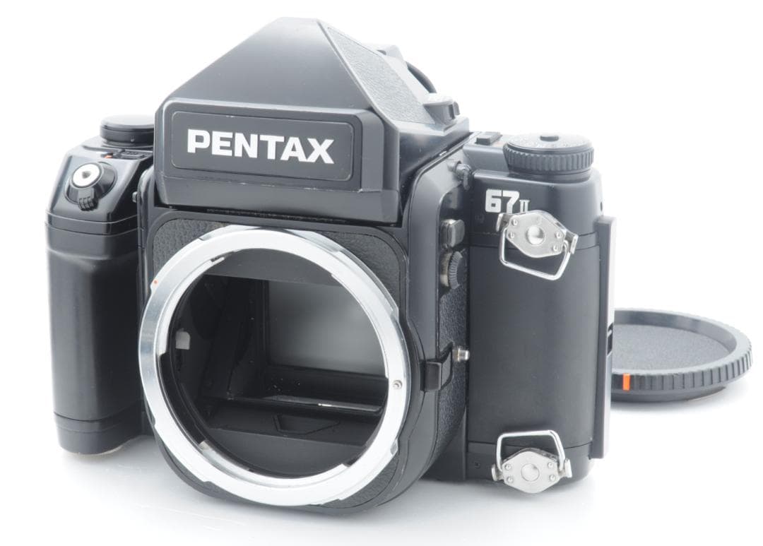 ★良品 PENTAX 67II ボディ AEファインダー キャップ 完動品★