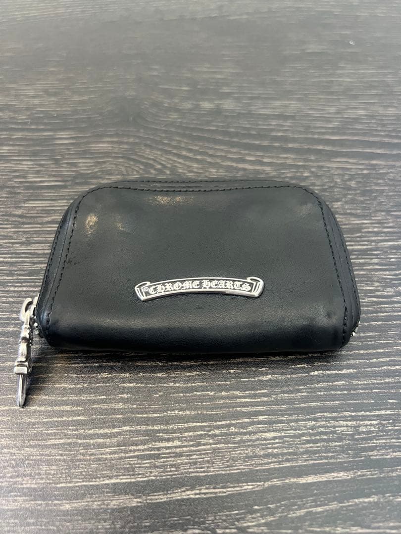 クロムハーツ COIN CASE ケース ダガー ラウンドジップレザー