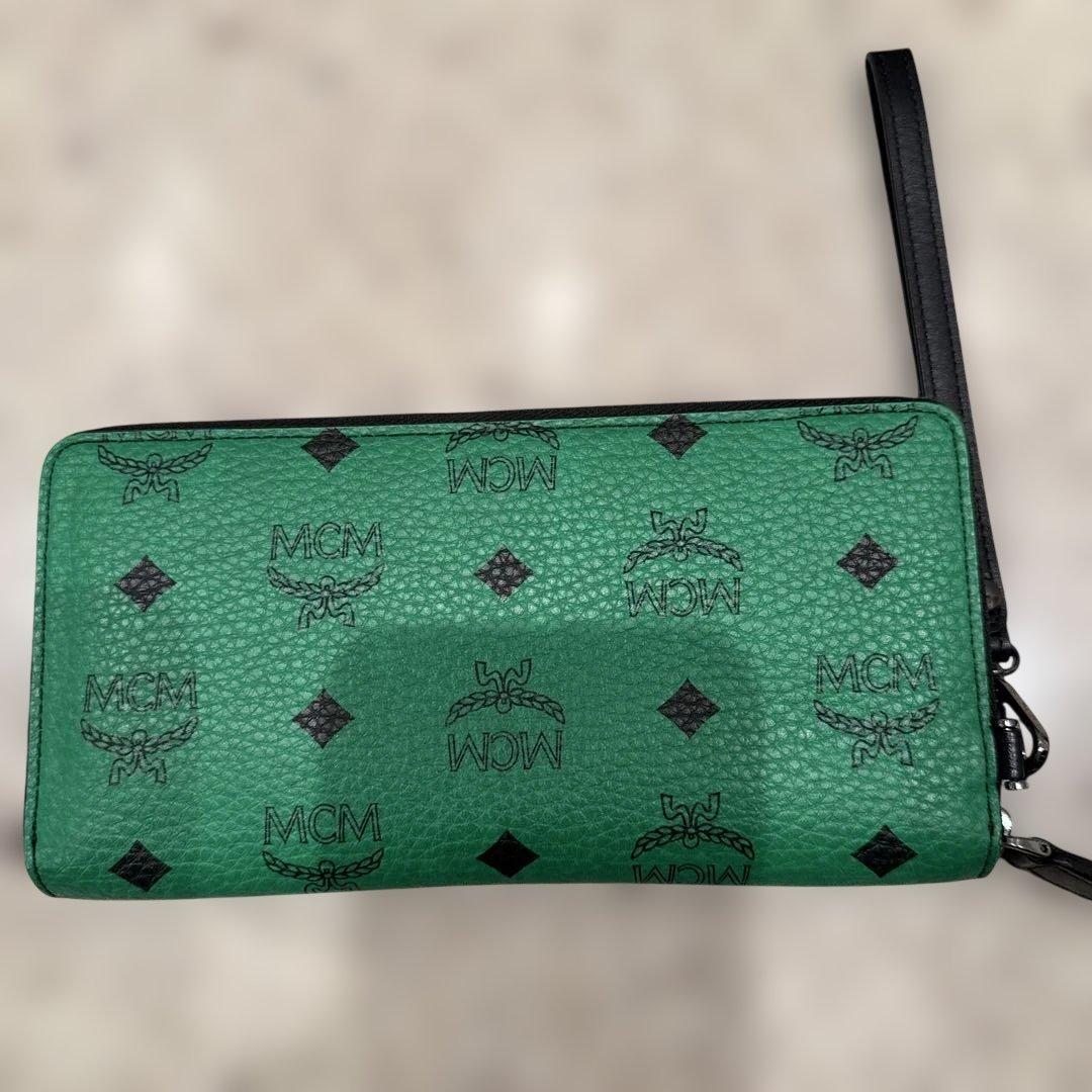 MCM グリーン 長財布