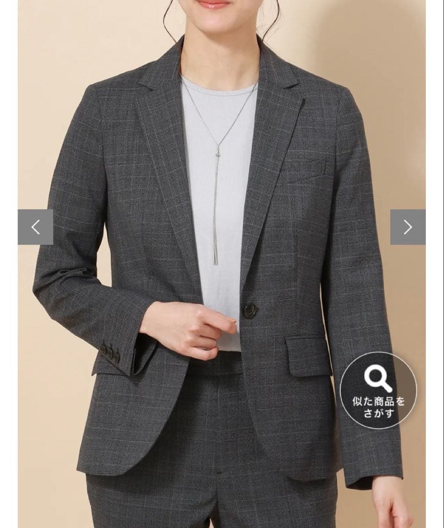 Sh!ori　新品タグ付き　スーツスクエア　グレンチェック　パンツスーツ