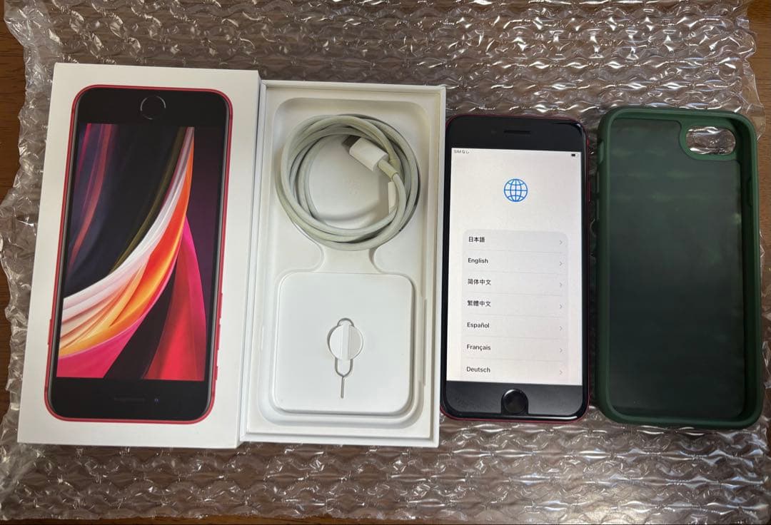 美品　訳ありiPhone SE (第2世代) 64GB RED SIMフリー
