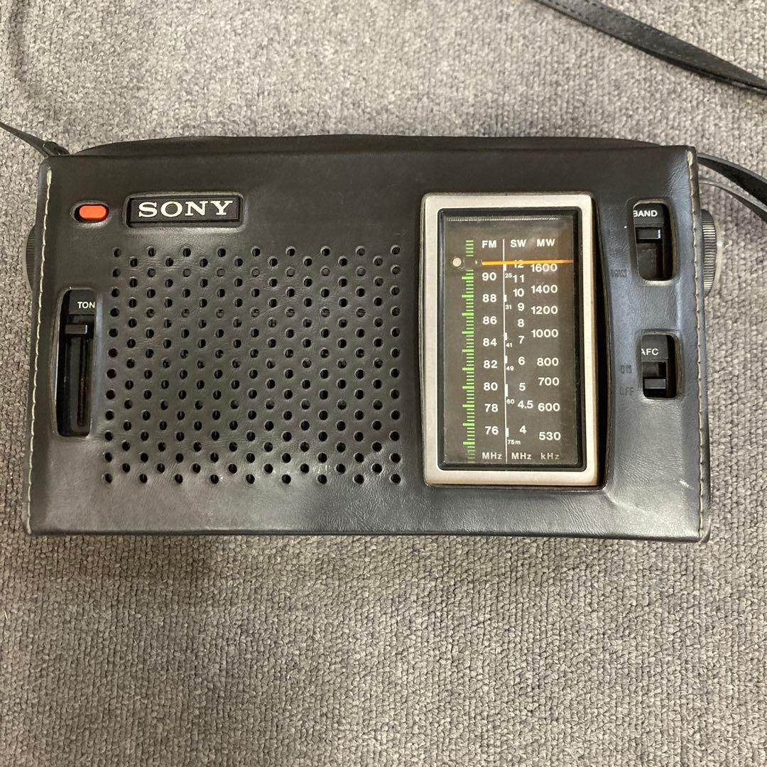 昭和レトロ70年代SONY ポータブルラジオ ICF-5350FM/AM/SW