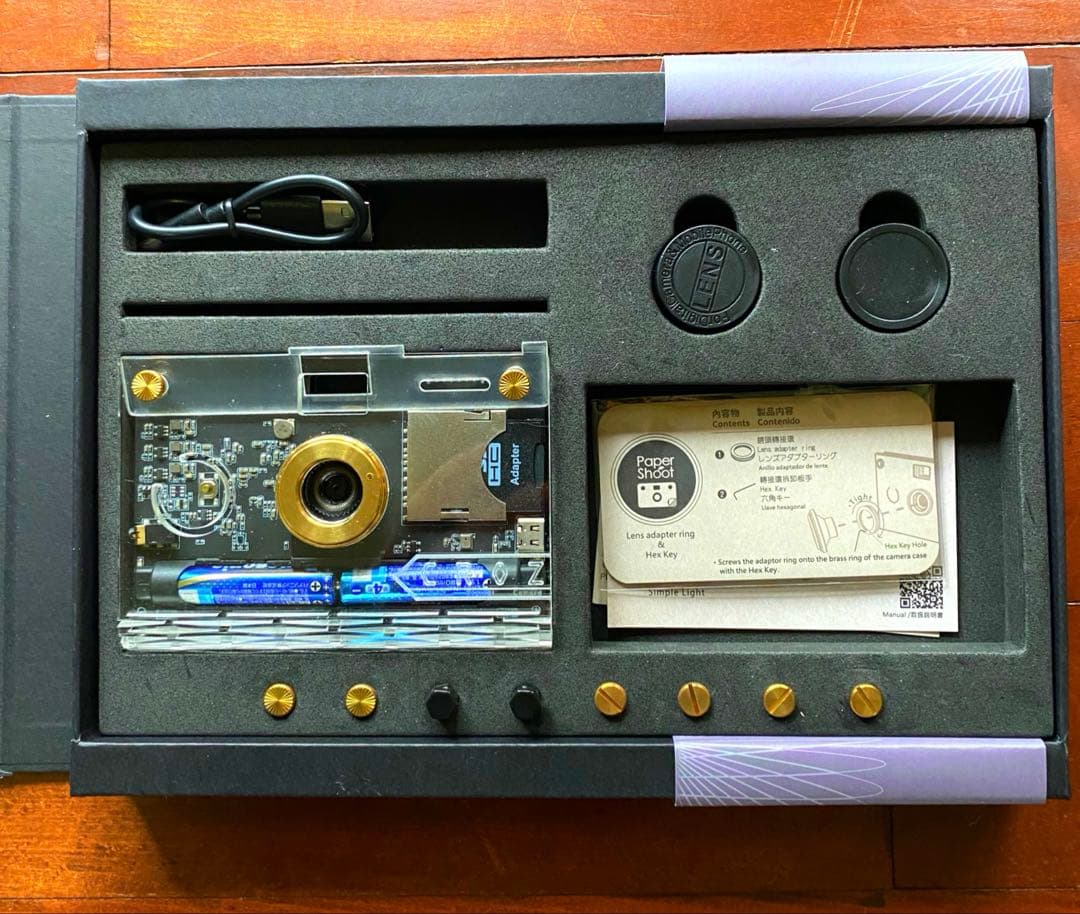 PaperShoot ペーパーシュート CROZ クリア　オリジナルSD 箱付