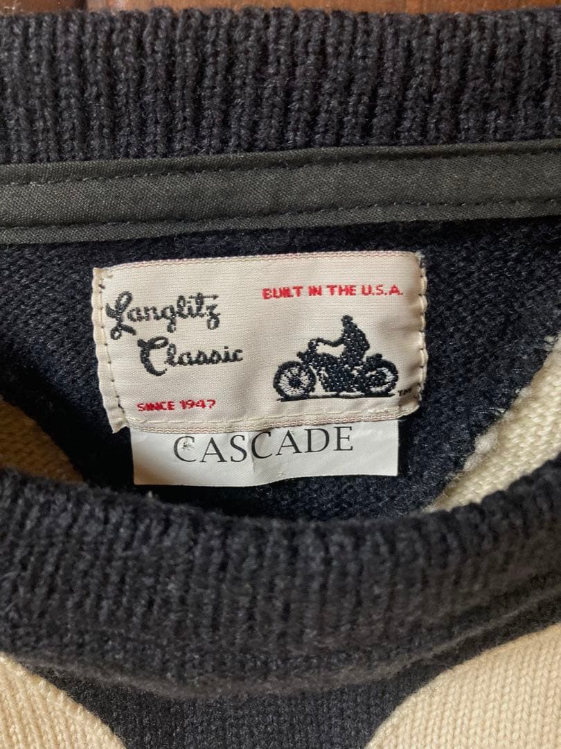 デッドストック 150着限定ラングリッツレザー ディーエン ウール セーター