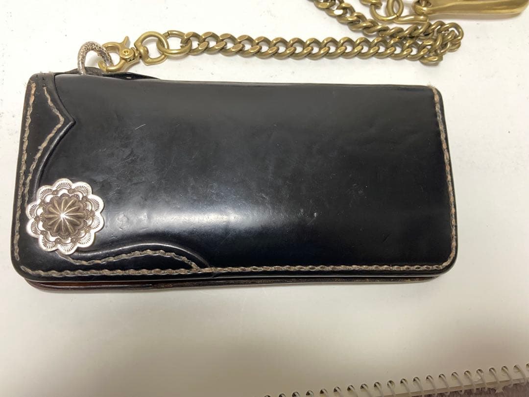 THE FLAT HEAD コードバン　財布　ウォレット　シルバー925 廃盤品