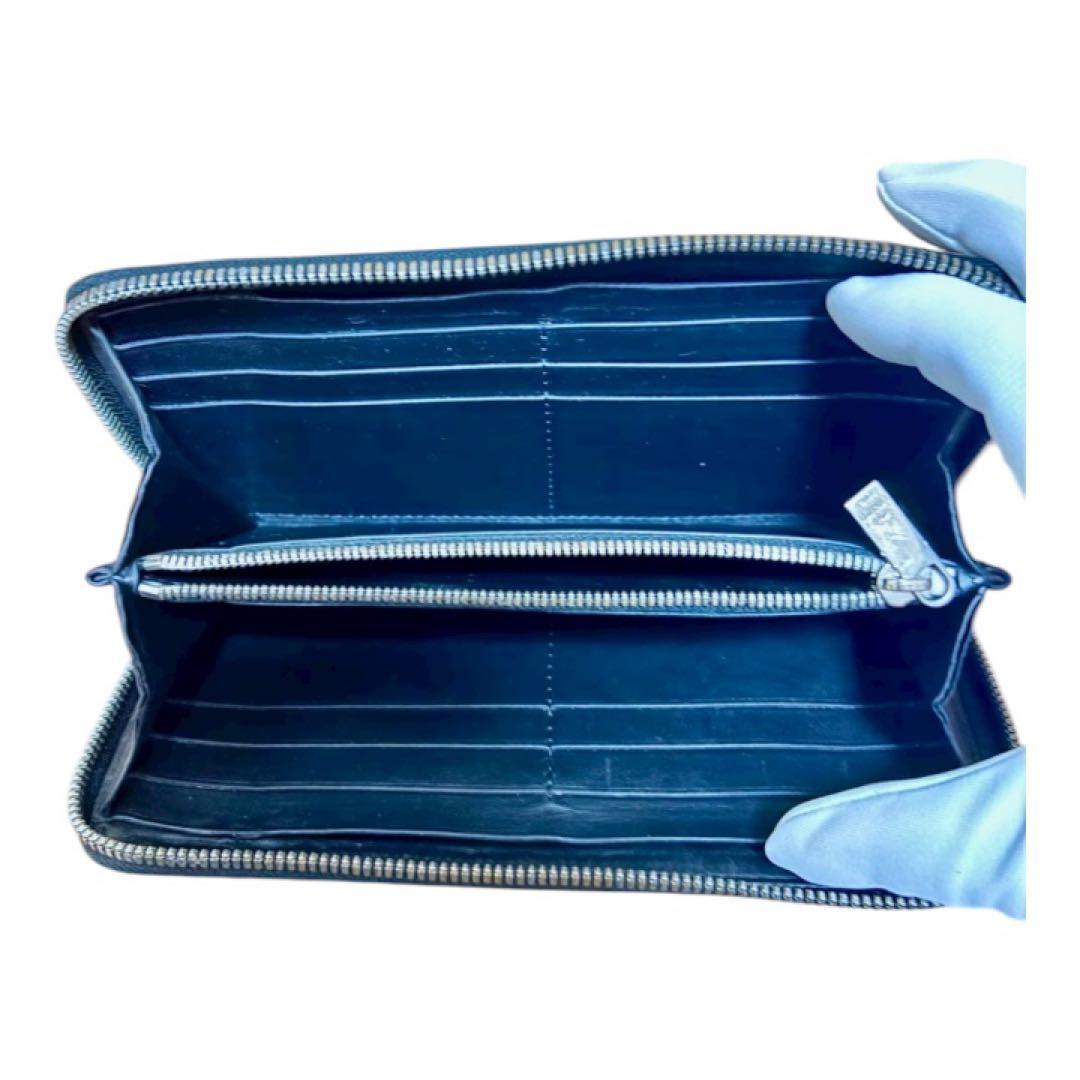 BERLUTIベルルッティ 長財布 イタウバ PVC×レザー ブラック ブラウン