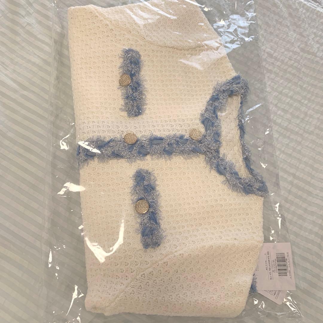 mixブレードニットジャケット