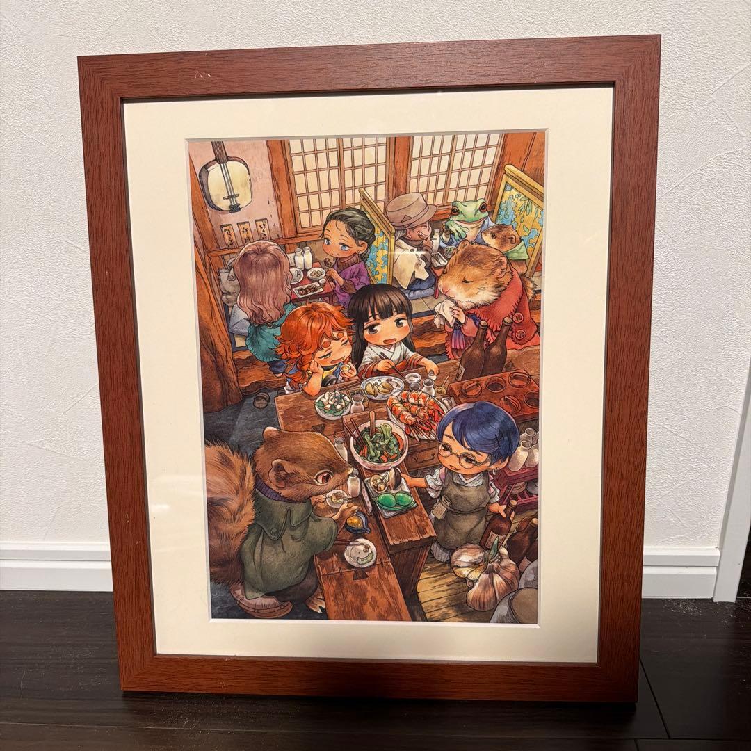 ハクメイとミコチ　高級複製原画　11巻表紙