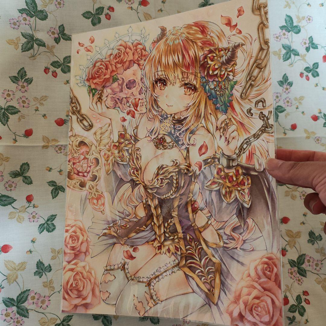 ７月１０日まで！オリジナルの手描きイラスト！直筆A４サイズ