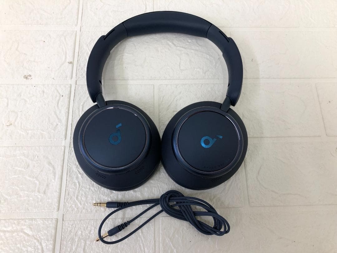 アンカー サウンドコア SPACE Q45 ヘッドホン A3040 ネイビー